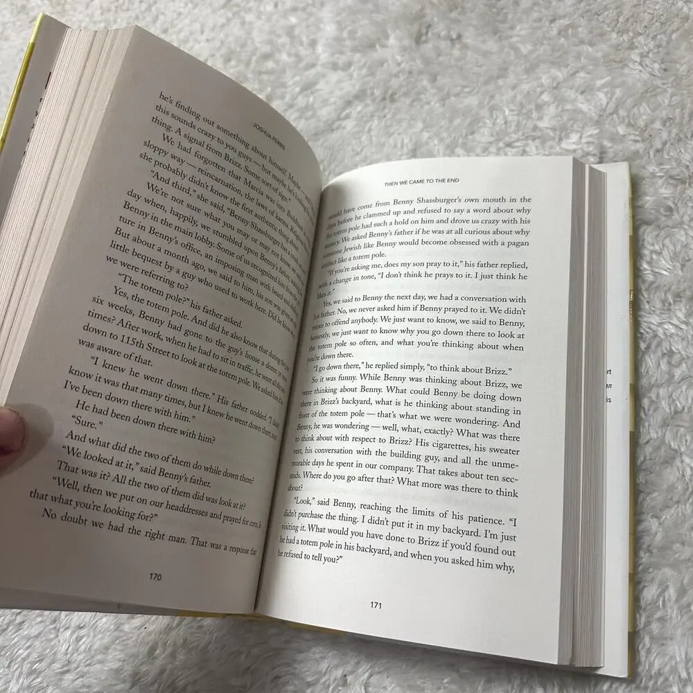 Joshua Ferris Then We Came To The End Signed First Edition Hardcover Book